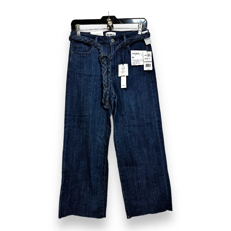 Denim Trends Jeans wide leg Cropped By William Rast In Blue Denim, Size: 4