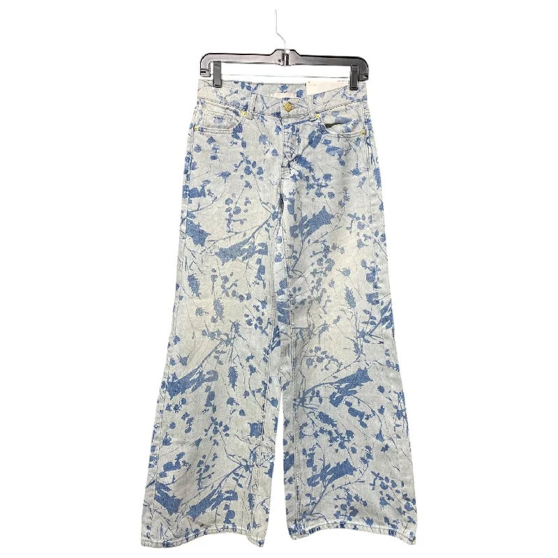Casual Styles Jeans Wide Leg By Bdg In Floral Print, Size: 2