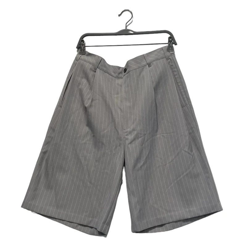 Cool Bottoms STUSSY/Shorts/32/Cotton/GRY/Stripe/Trouser Short