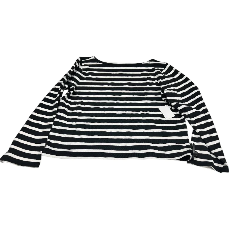 Trendy Sweaters Top Long Sleeve By J. Crew In Striped Pattern, Size: S
