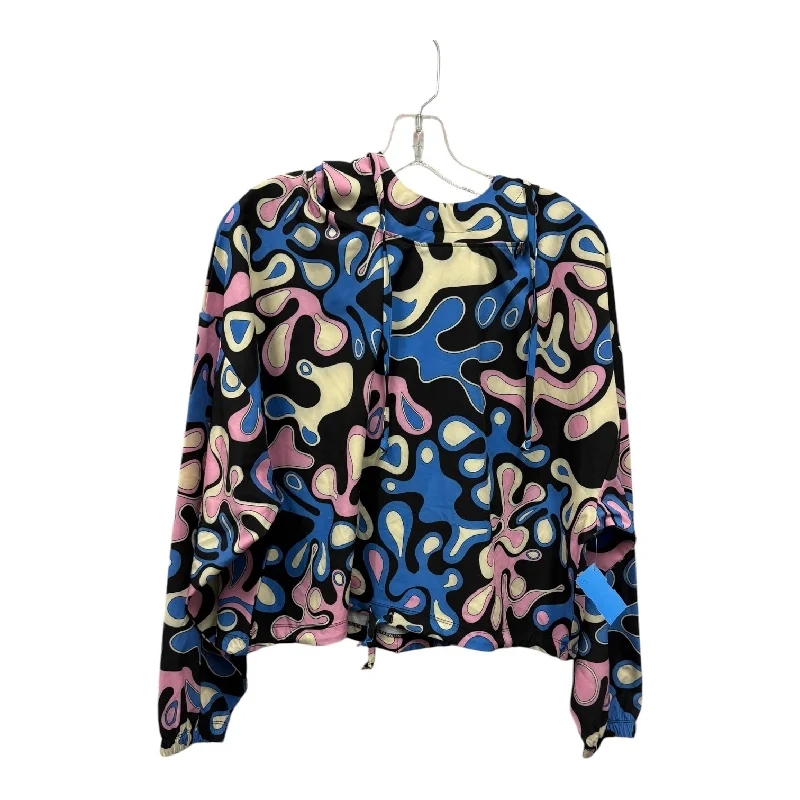 Comfort Jackets TOP LS by YEAR OF OURS In BLACK & BLUE, Size: S