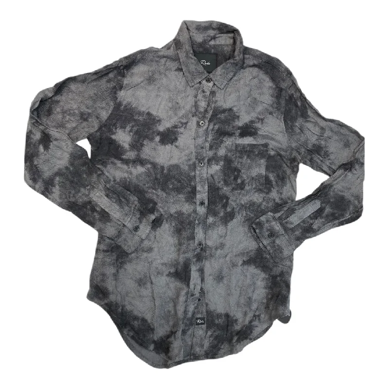 Street Style Top Long Sleeve By Rails In Grey, Size: S