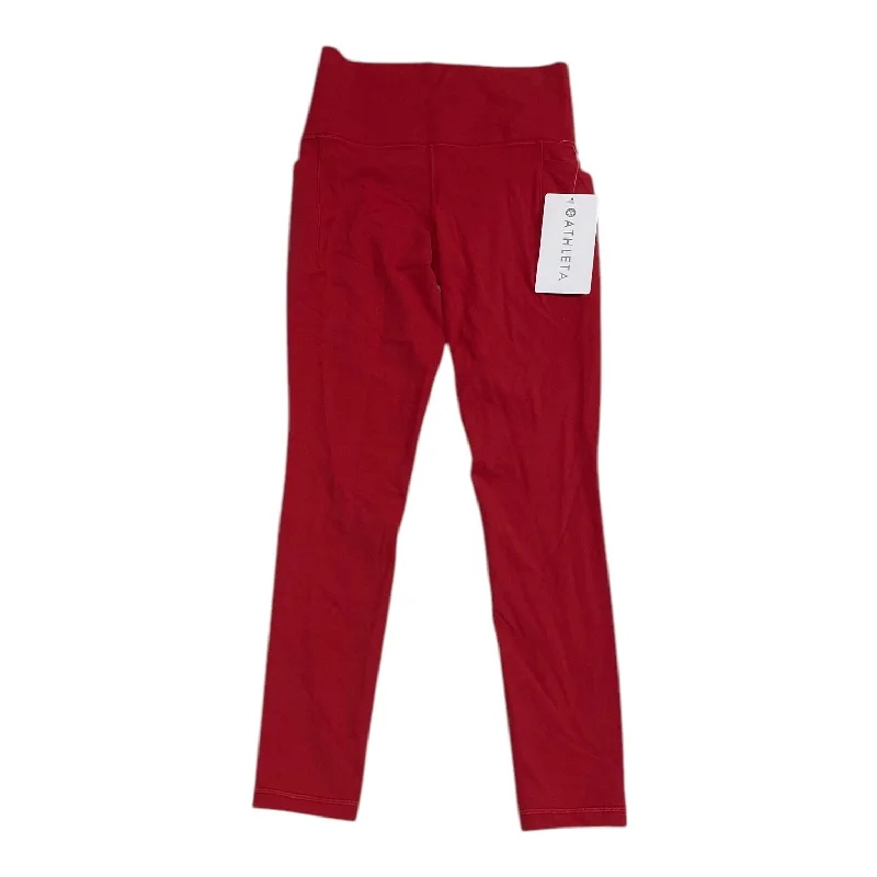 Outdoor Gear Athletic Leggings By Athleta In Red, Size: Xs
