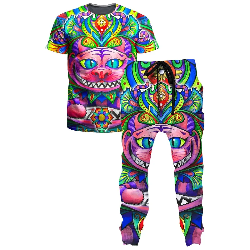 Smart Pants Cheshire Cat T-Shirt and Joggers Combo