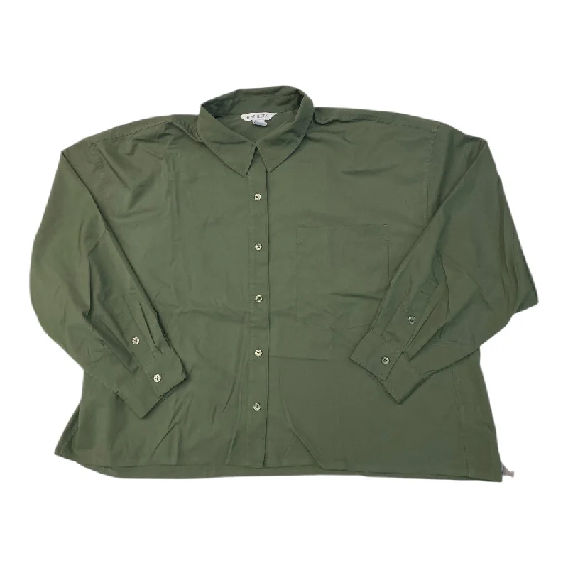 Winter Outfits Top Long Sleeve By Athleta In Green, Size: Xl