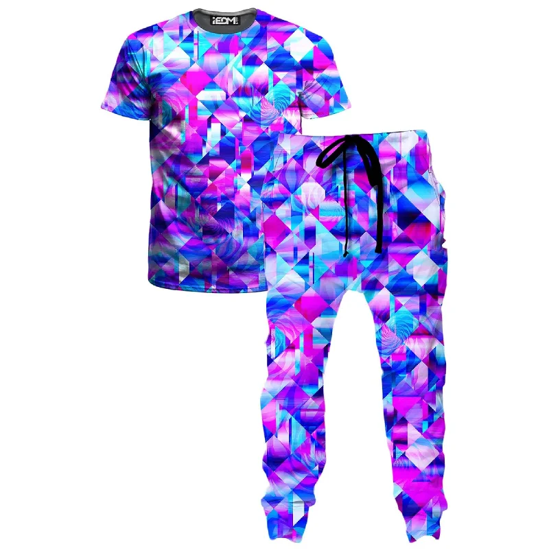 Travel Wardrobe Blossom Trippy T-Shirt and Joggers Combo