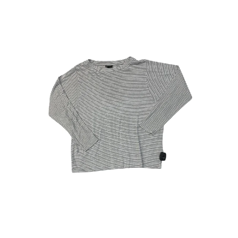 Classic Styles Top Long Sleeve By J. Jill In Striped Pattern, Size: M