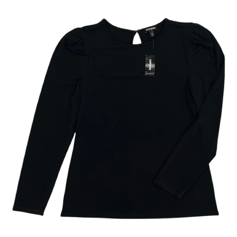 Layered Styles Top Ls By Express In Black, Size:L