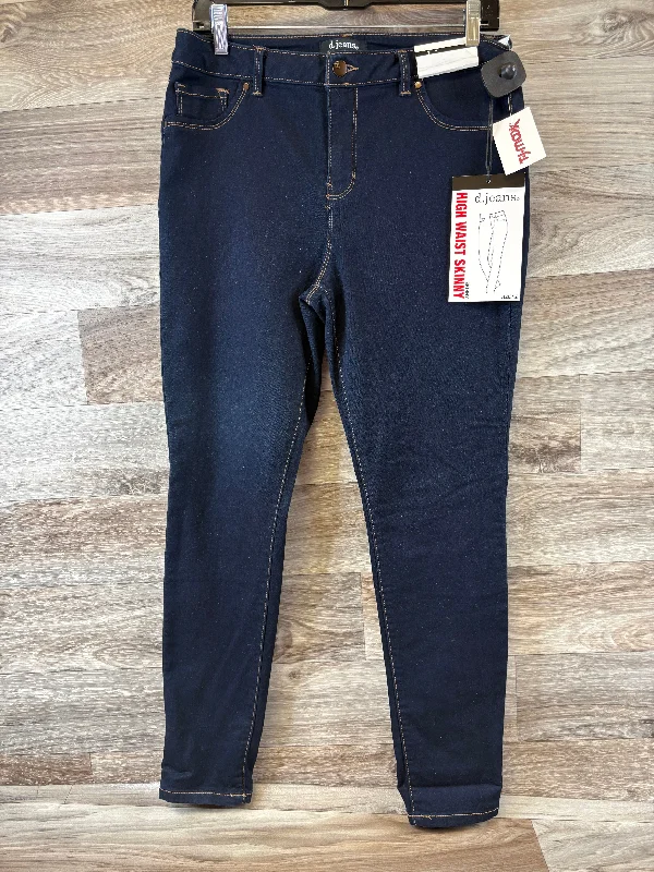 Classic Apparel Jeans Skinny By D Jeans In Blue Denim, Size: 12