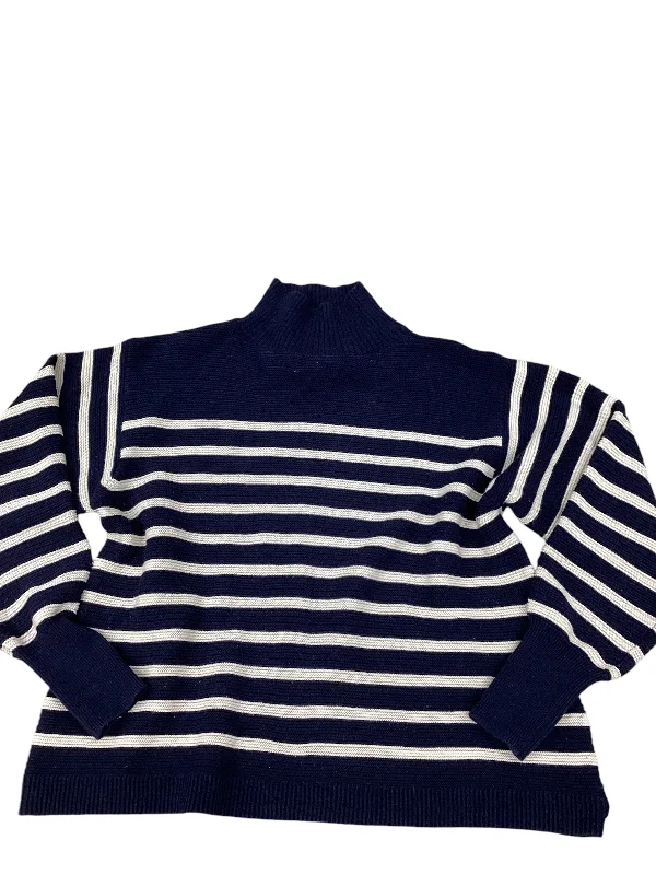 Athletic Tops Top Long Sleeve By Topshop In Striped Pattern, Size: S