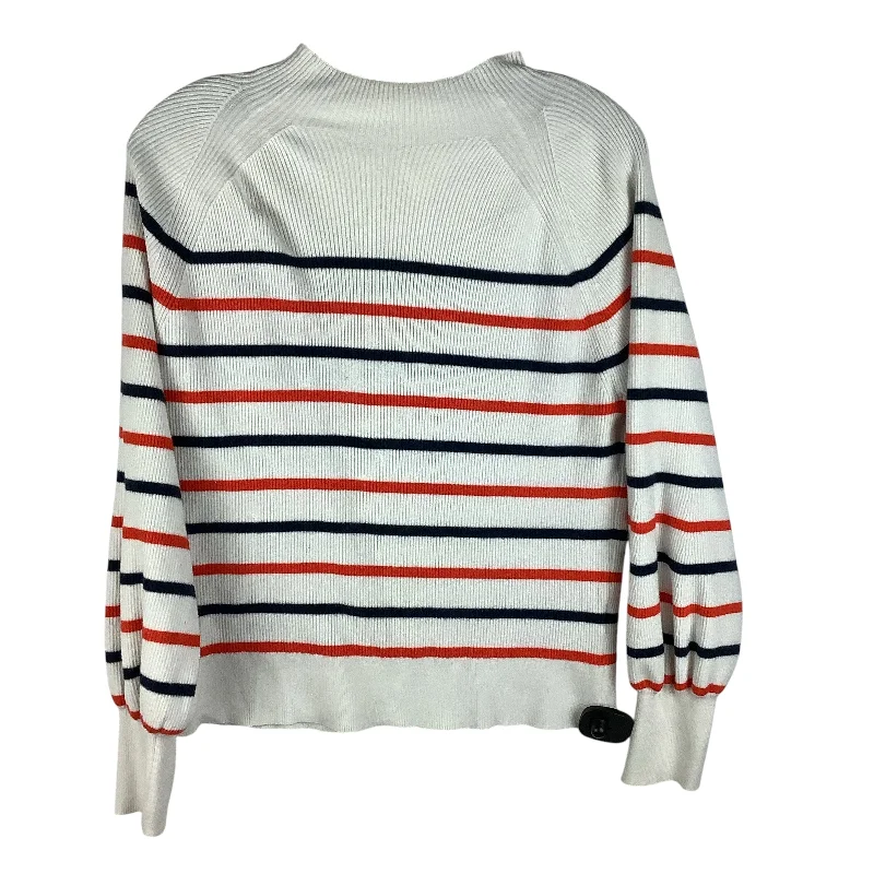 Comfy Pants Top Long Sleeve By Maeve In Striped Pattern, Size: M