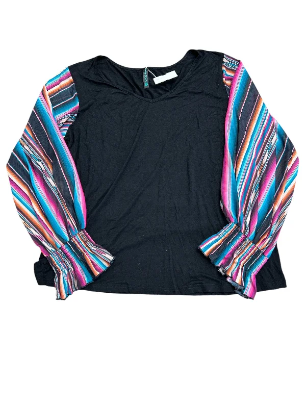Layered Outfits Top Long Sleeve By Cmc In Multi-colored, Size: Xl