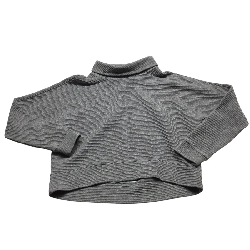 Urban Jackets Top Long Sleeve By Zella In Grey, Size: M