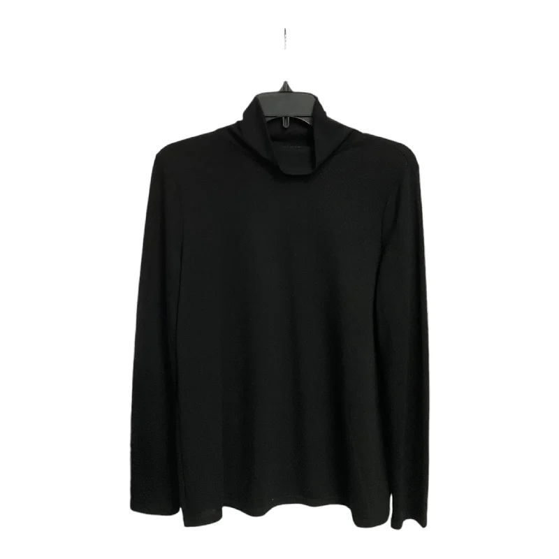 Minimal Apparel Top Long Sleeve Basic By Banana Republic In Black, Size: M