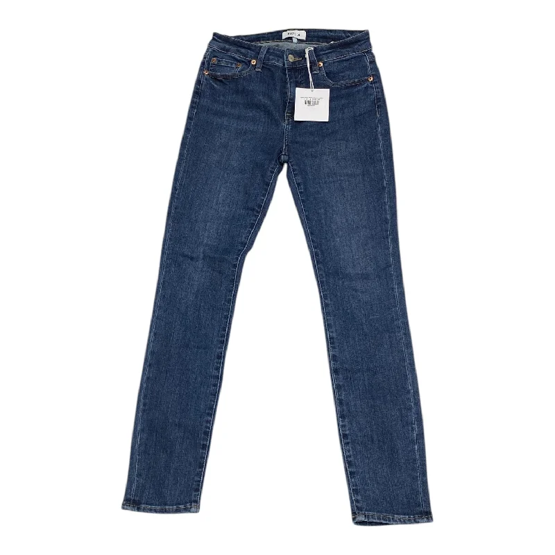 Casual Button-ups Jeans Skinny By Pistola In Blue Denim, Size: 6