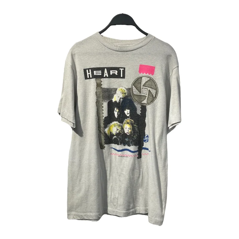 Fashionable Wear Vintage/T-Shirt/M/Cotton/GRY/Graphic/HEART