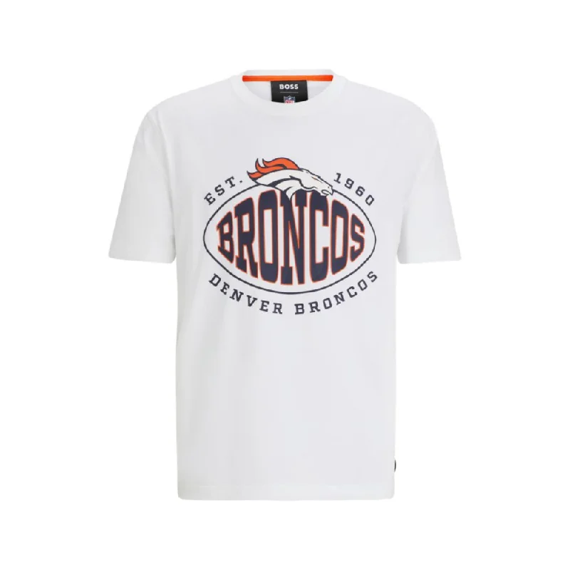Classic Fits BOSS x NFL stretch-cotton T-shirt with collaborative branding