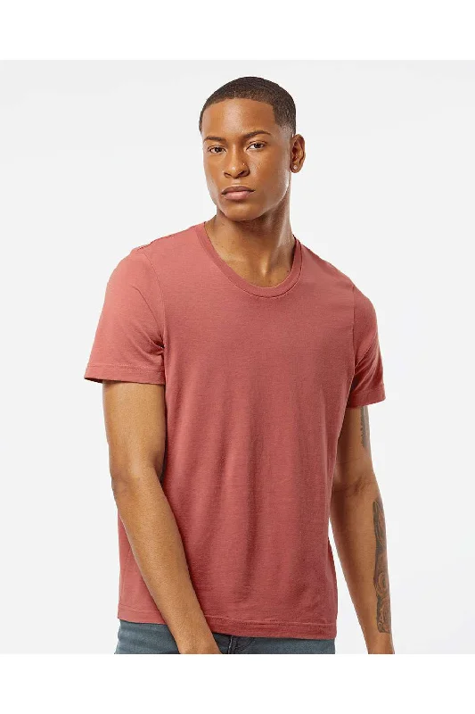 Urban Fashion Tultex Mens Premium Short Sleeve Crewneck T-Shirt - Terracotta Red - Closeout