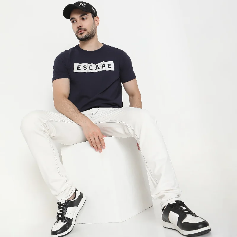 Smart Pants Large Graphic Tees - Cotton Jersey Regular Fit T-Shirt