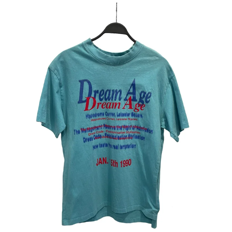 Streetwear Clothing MARTINE ROSE/T-Shirt/L/Cotton/BLU/Graphic/Dream Age