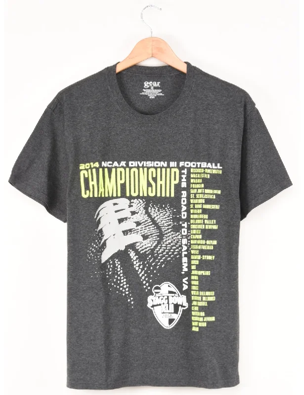 Trendy Shoes Champions Football Printed T-shirt - M