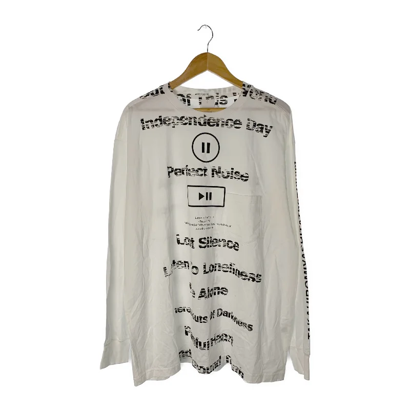 Cool Bottoms TAKAHIROMIYASHITA TheSoloist./LS T-Shirt/XXL/White/Cotton/Graphic/