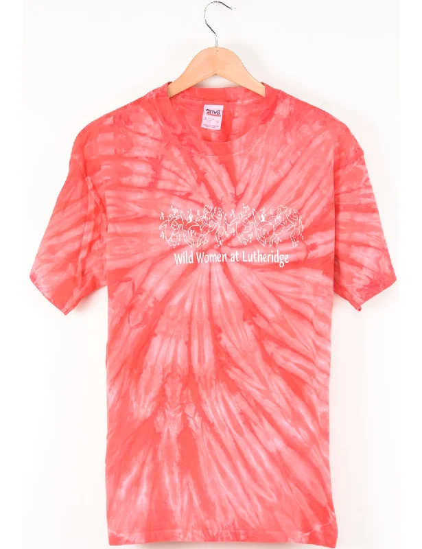 Vintage Style Tie Dyed Wild Women At Lutheridge T-shirt - L