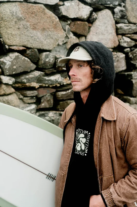 Formal Casuals Grange Fleece Hood Black