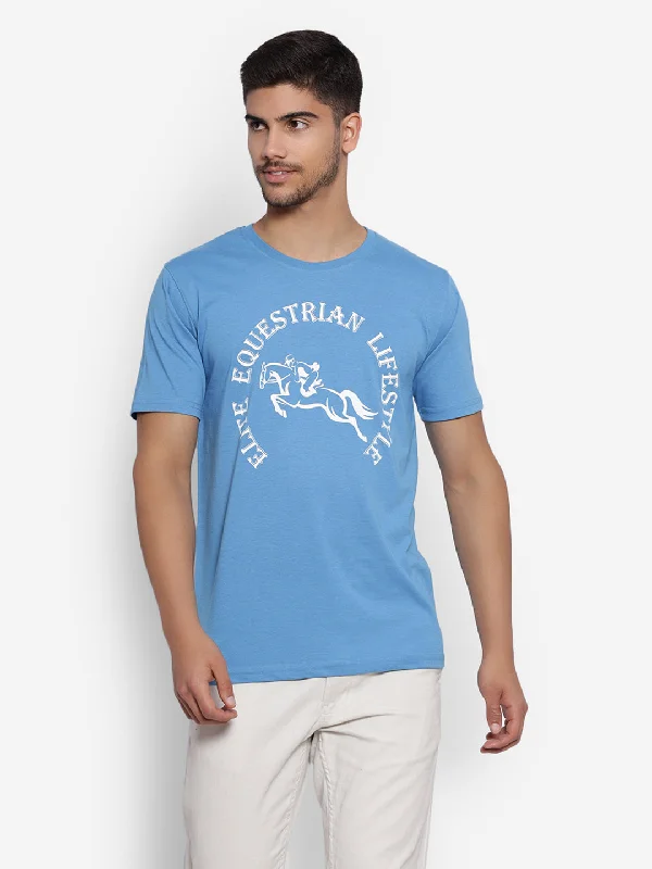 Classic Apparel JUMP USA Unisex Solid Cotton Round Neck Printed T-Shirt