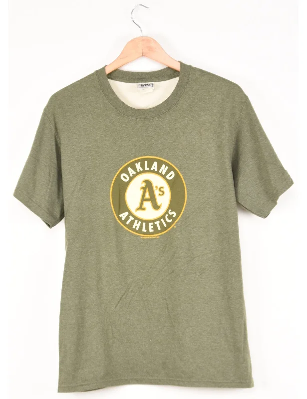Athletic Gear Lee Oakland Athletics Printed T-shirt - M