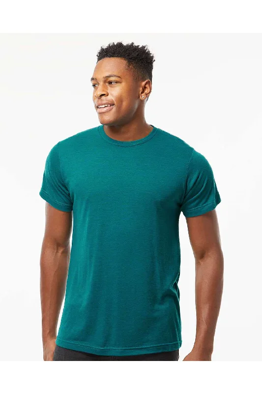 Summer Trends Tultex Mens Short Sleeve Crewneck T-Shirt - Jade Green