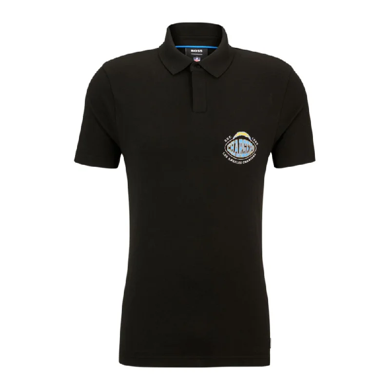 Designer Pieces BOSS x NFL cotton-piqu polo shirt with collaborative branding