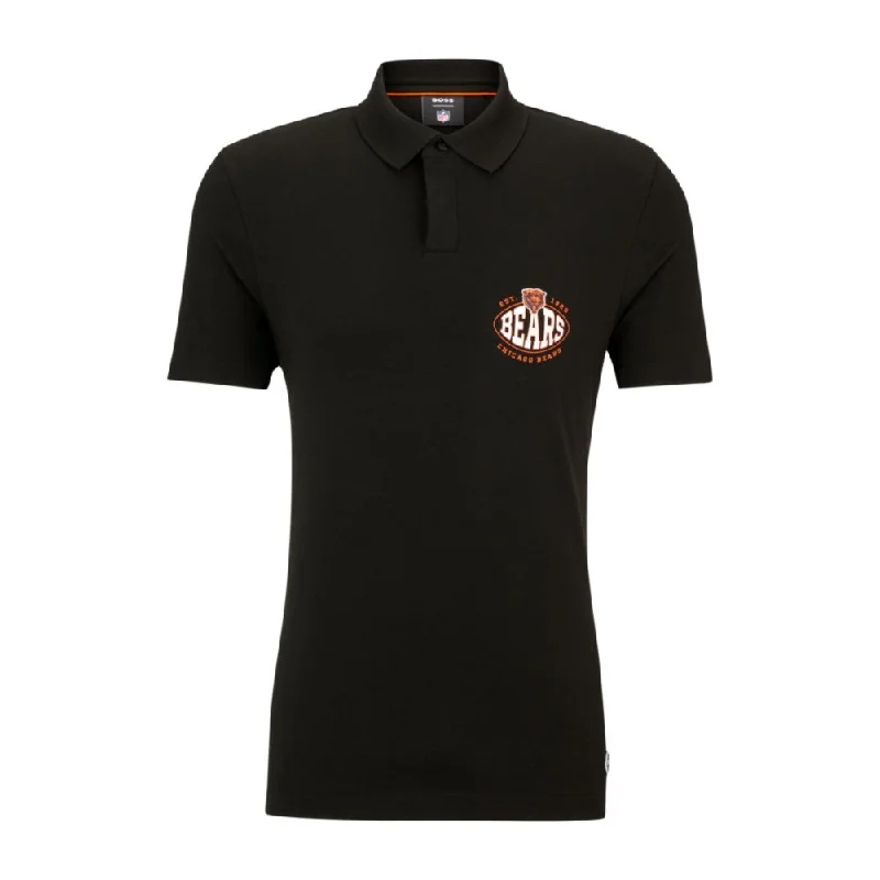 Soft Fabrics BOSS x NFL cotton-piqu polo shirt with collaborative branding