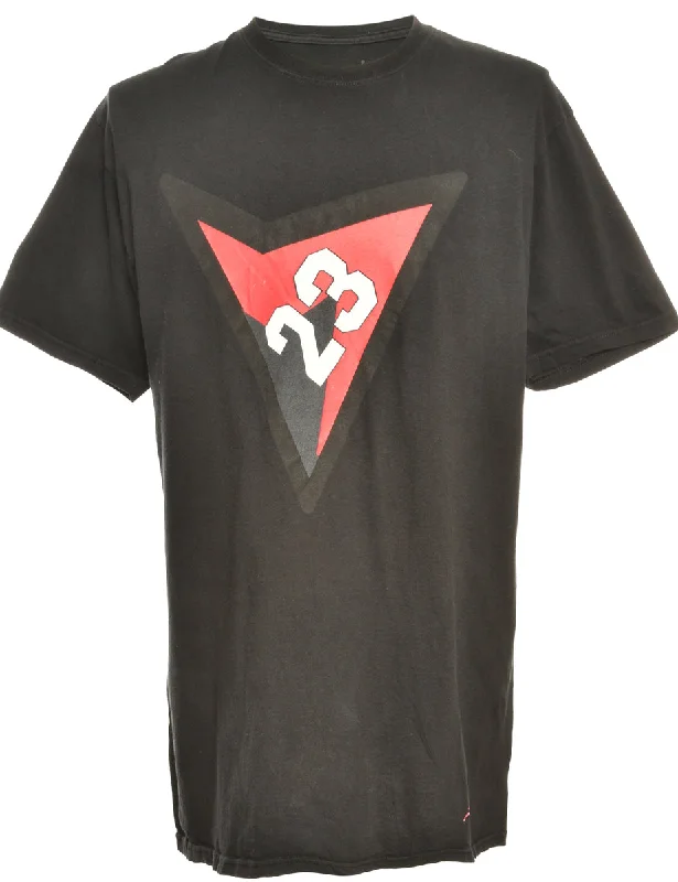 Fashion Bottoms Black Air Jordan Printed T-shirt - L