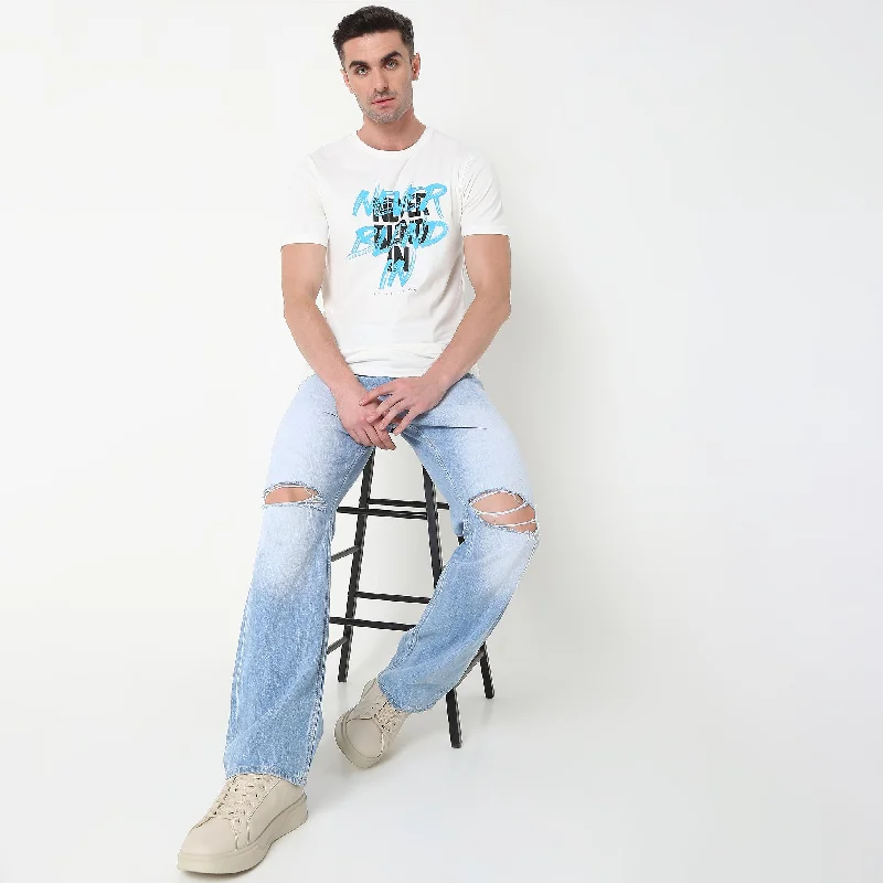 Smart Wear Regular Fit Graphic T-Shirt