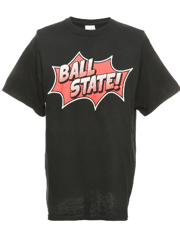 Layered Outfits Ball State Printed T-shirt - M