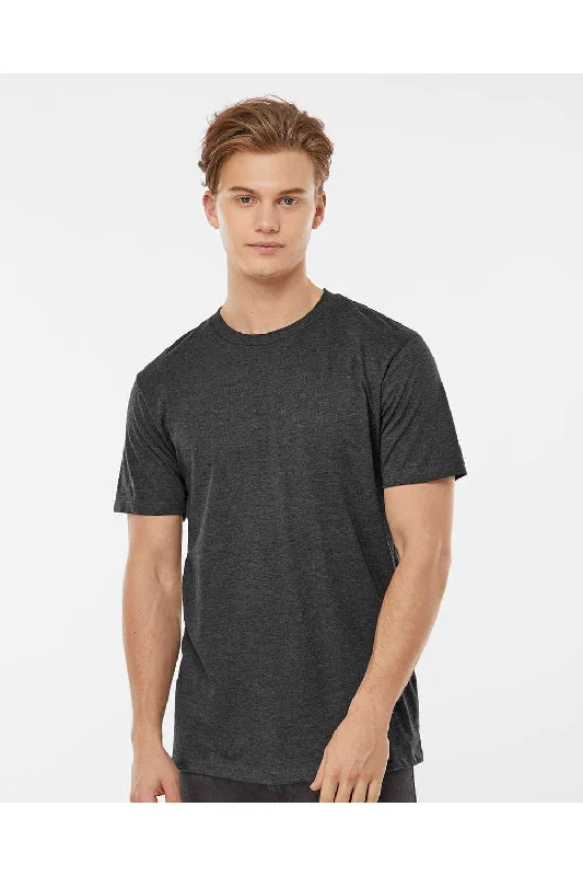 Classic Styles Tultex Mens Premium Short Sleeve Crewneck T-Shirt - Heather Black