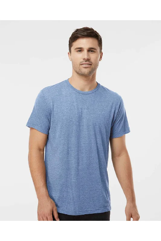 Designer Pieces Tultex Mens Short Sleeve Crewneck T-Shirt - Athletic Blue