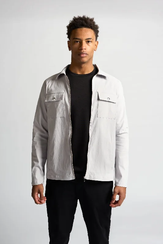 Athletic Tops Woven Zip Through Jacket - Microchip