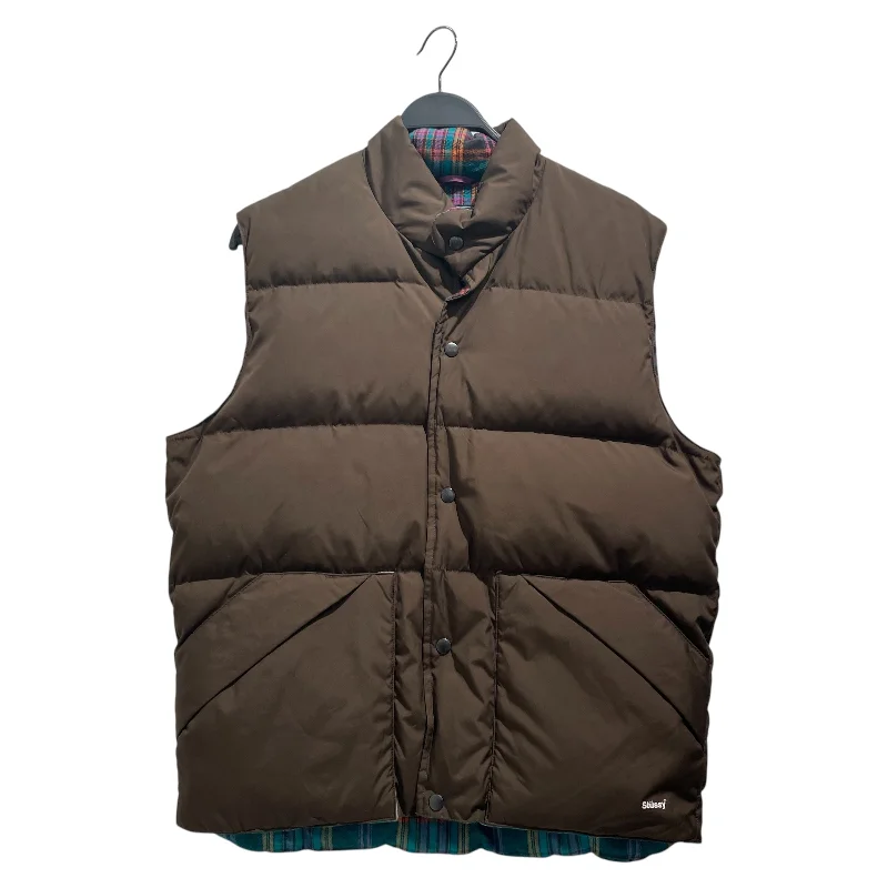 Relaxed T-shirts STUSSY/Puffer Vest/M/Polyester/BRW/