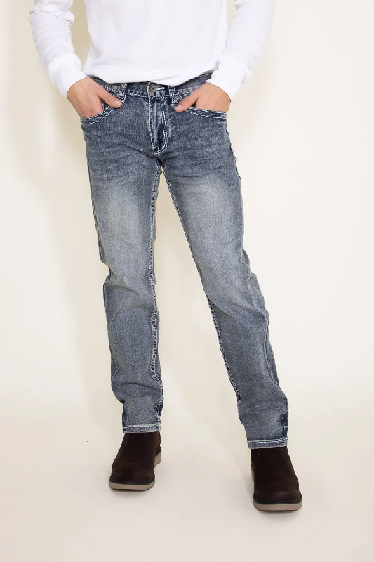 Minimalist Pieces True Luck Smith Straight Jeans for Men | TL21010402