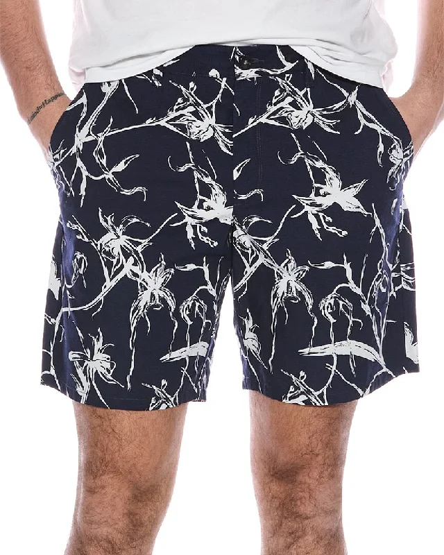 Bold Colors rag & bone Perry Printed Ripstop Short