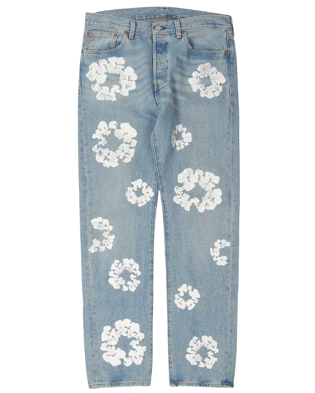 Chic Styles Levi's Cotton Wreath Jeans