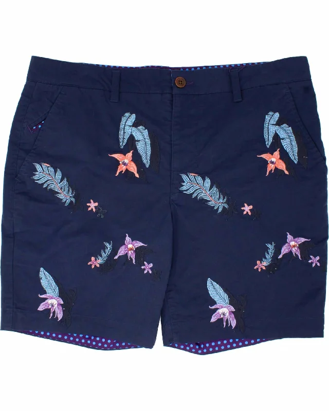Urban Outfits Edward Short In Embroidered Flower