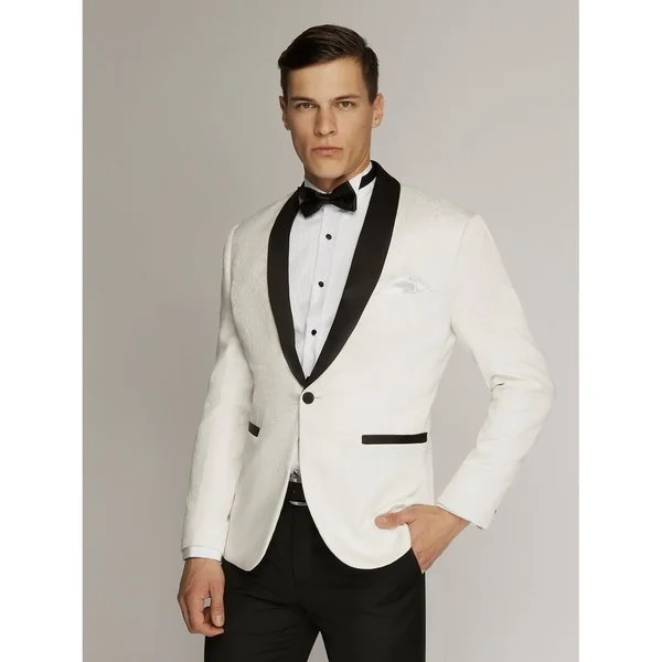 Comfy Pants Varce Italia White Dinner Jacket