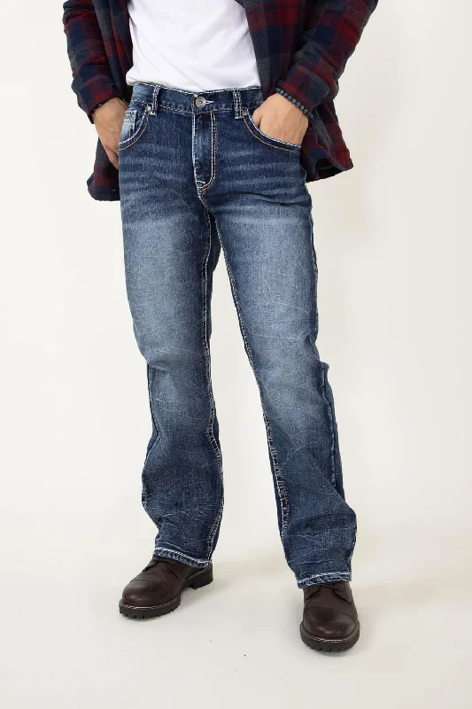 Smart Wear True Luck Gunnar Bootcut Jeans for Men | TL21092904