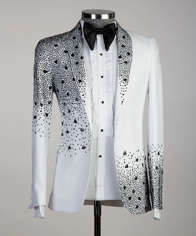 Travel Wear Shining Golden Tuxedo