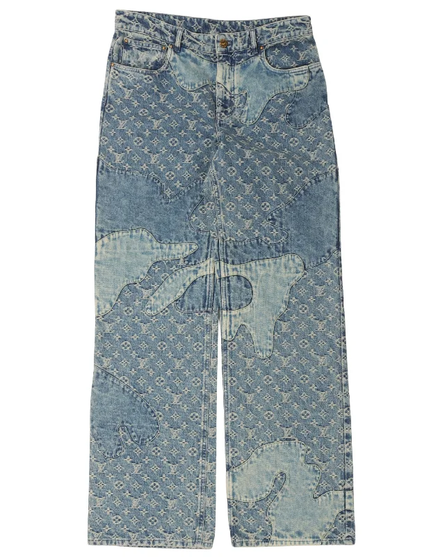 Fresh Outfit Nigo Monogram Patchwork Jeans