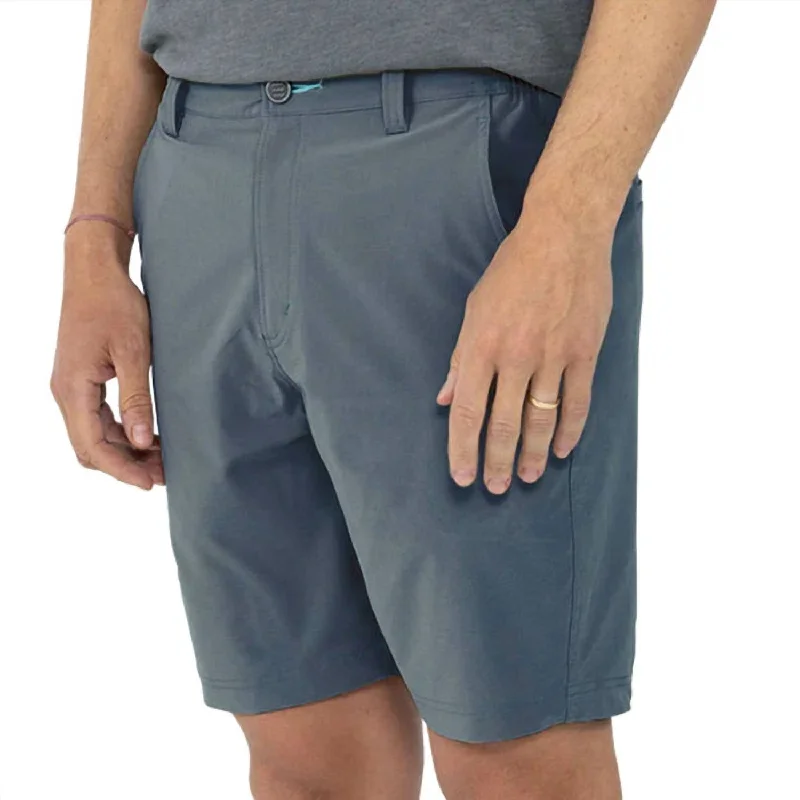 Formal Casuals Utility Short Ii In Blue Dusk