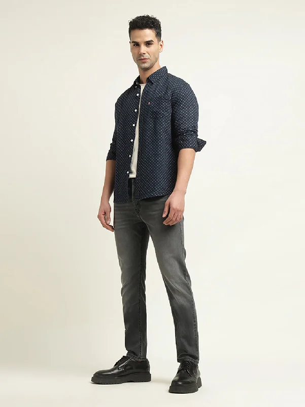 Daily Looks Men's 512 Slim Tapered Fit Black Jeans
